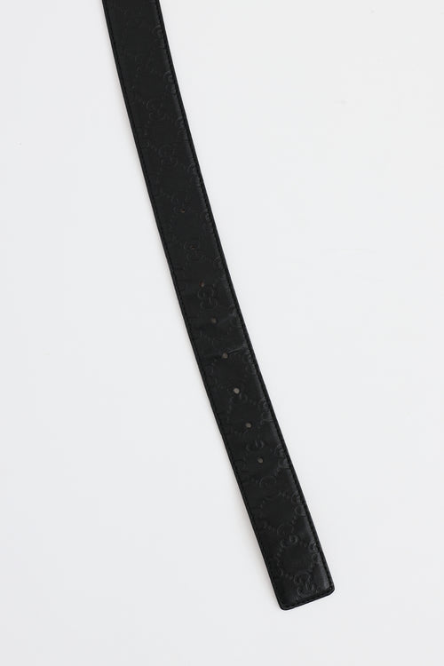 Leather Monogram Interlocking GG