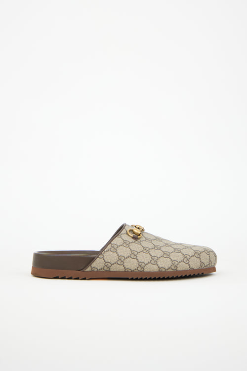 Gucci GG Supreme Canvas Mule