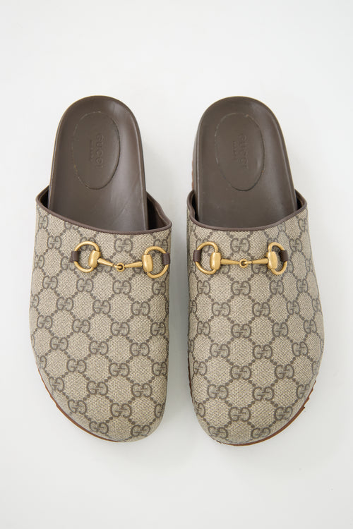 Gucci GG Supreme Canvas Mule