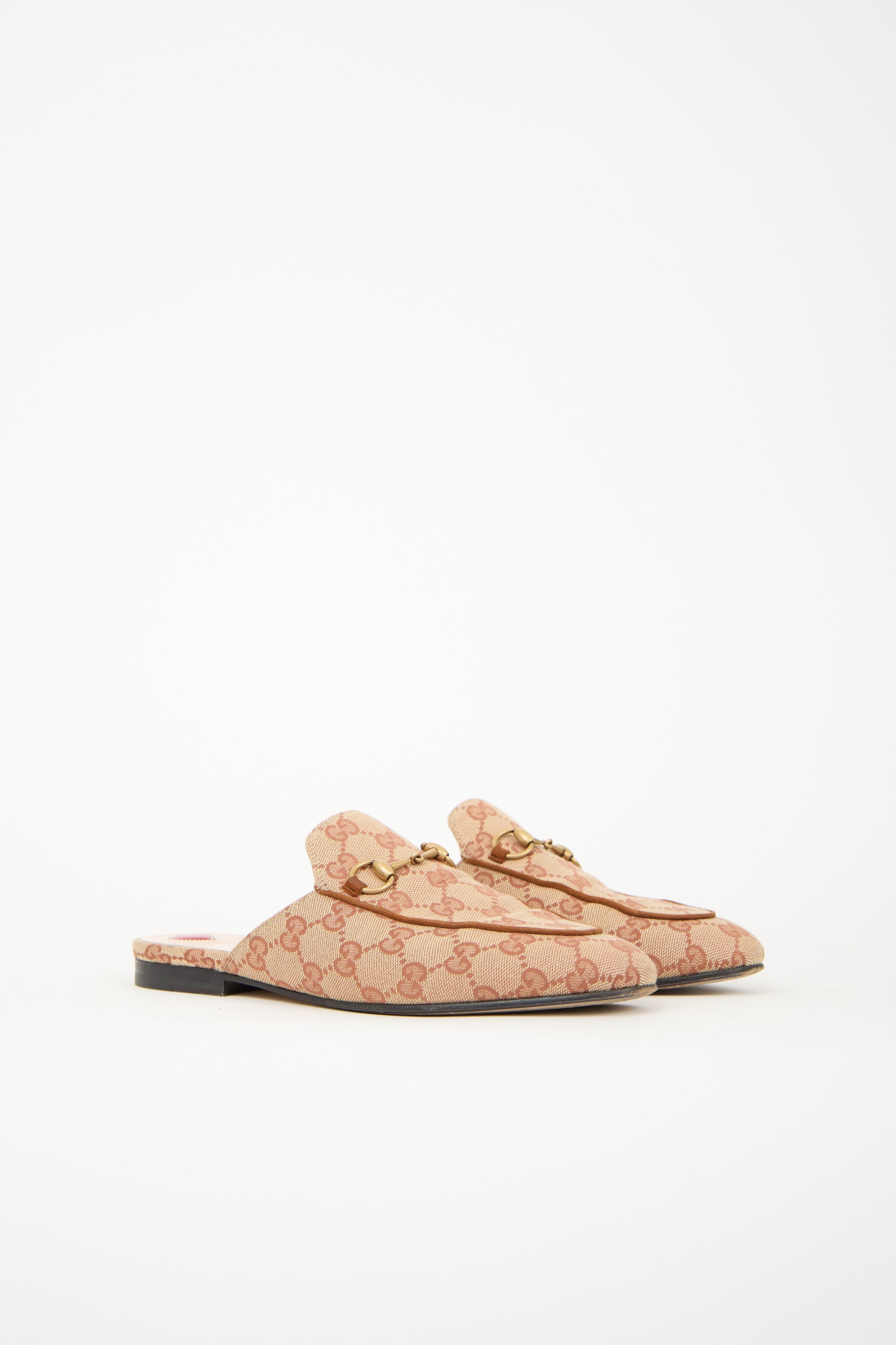Gucci Canvas Princetown GG Monogram Mule