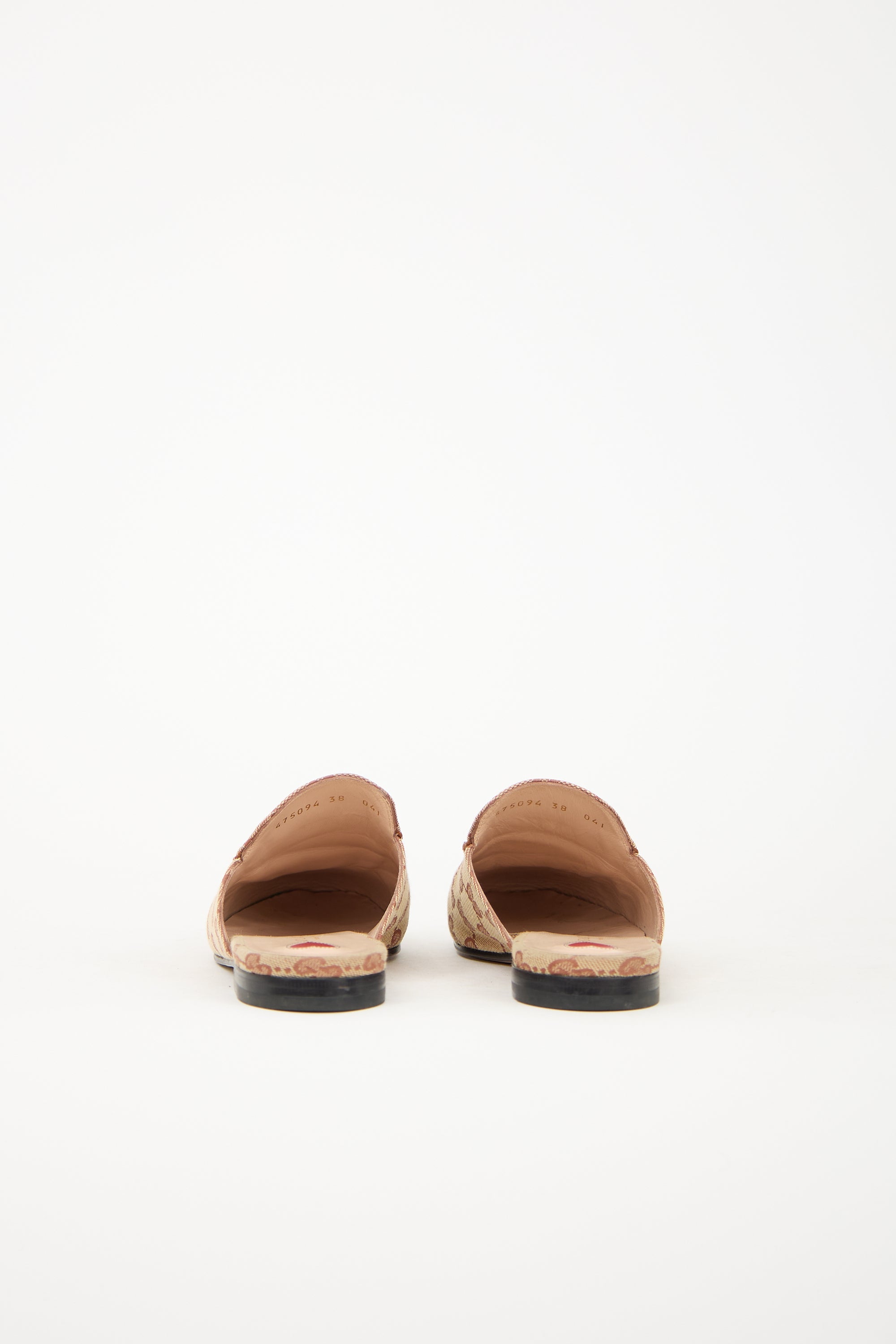 Gucci Canvas Princetown GG Monogram Mule