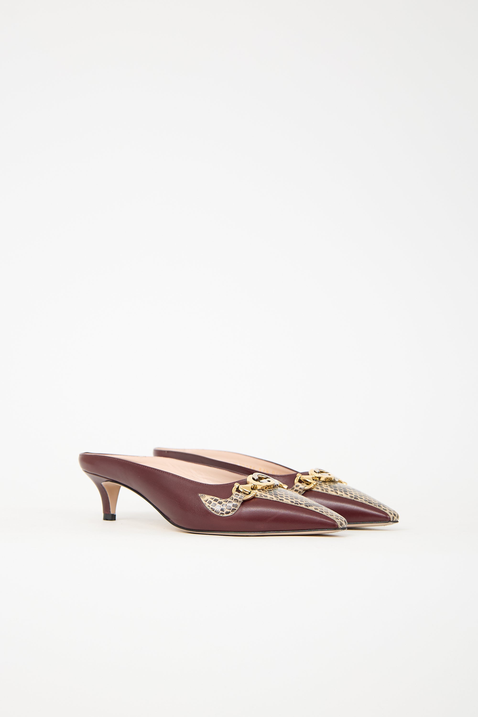 Gucci Leather Zumi Mule