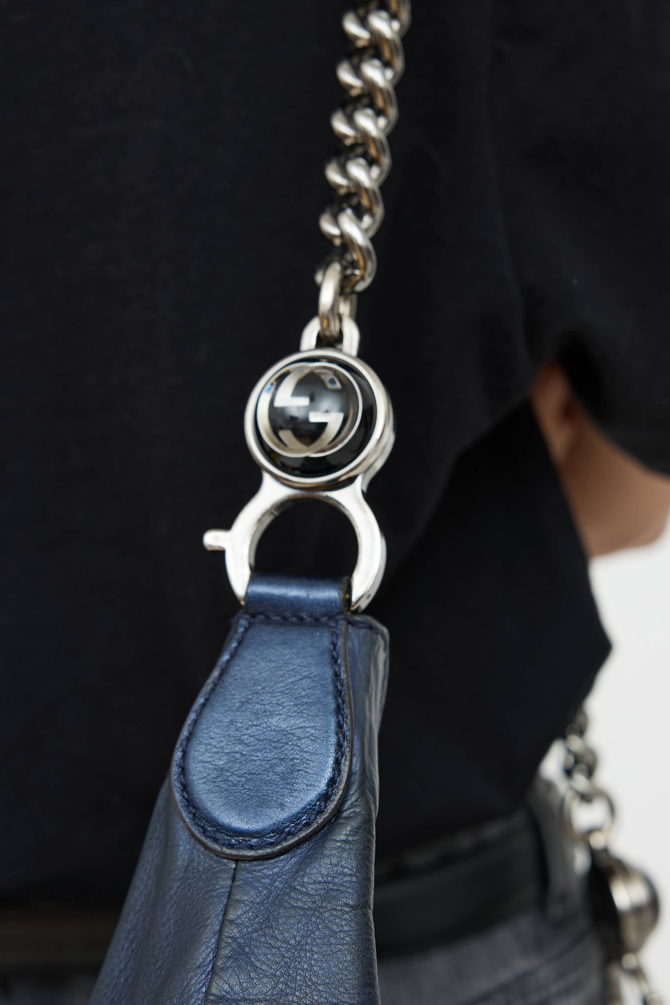 Gucci Leather Galaxy Shoulder Bag