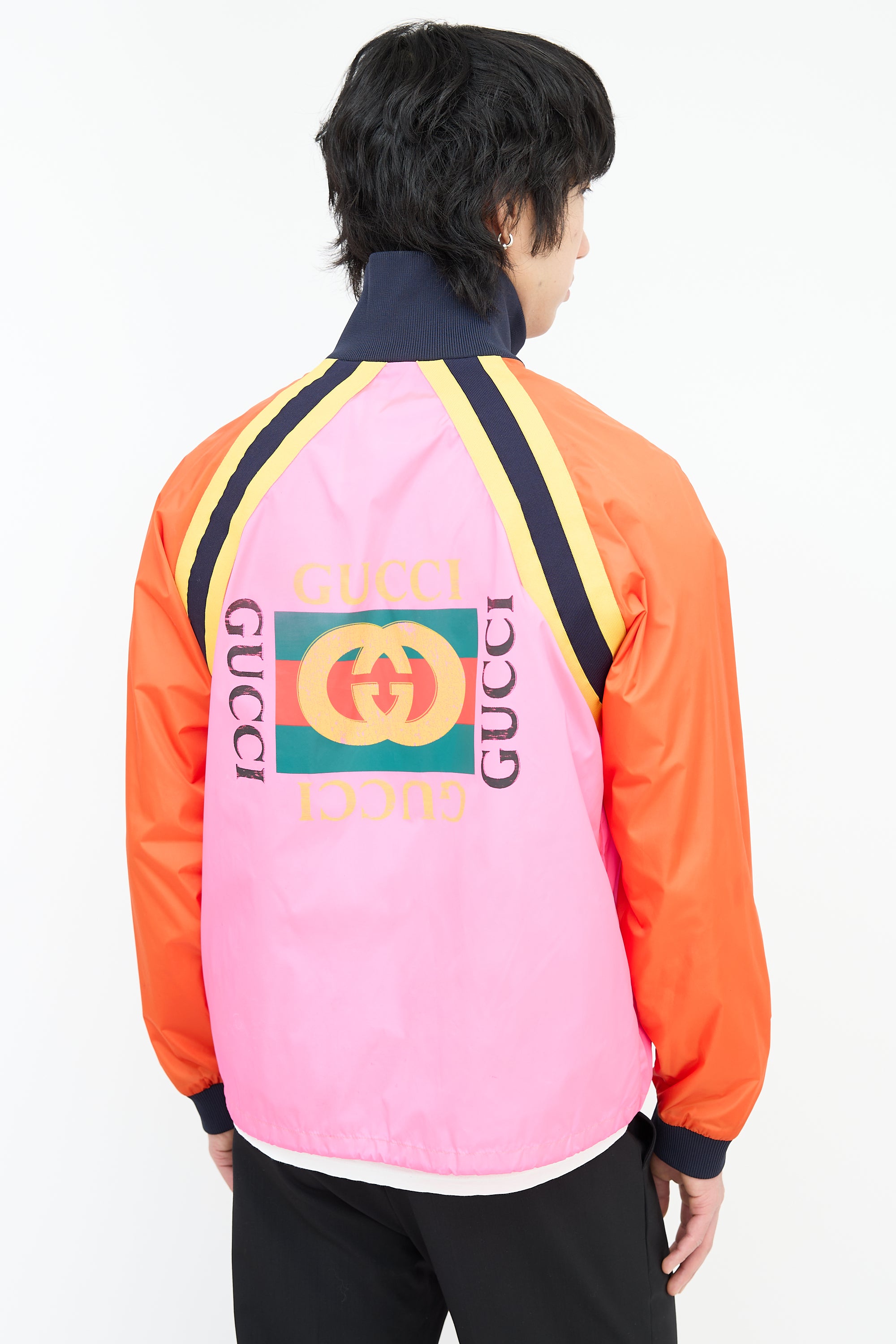 Gucci Nylon GG Windbreaker Jacket