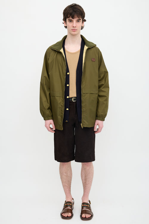Gucci Nylon Check Reversible Jacket