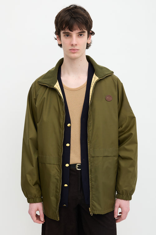 Gucci Nylon Check Reversible Jacket