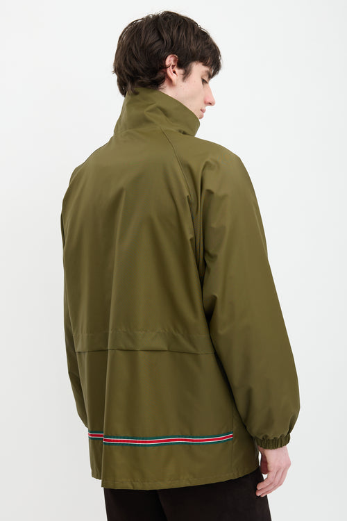 Gucci Nylon Check Reversible Jacket