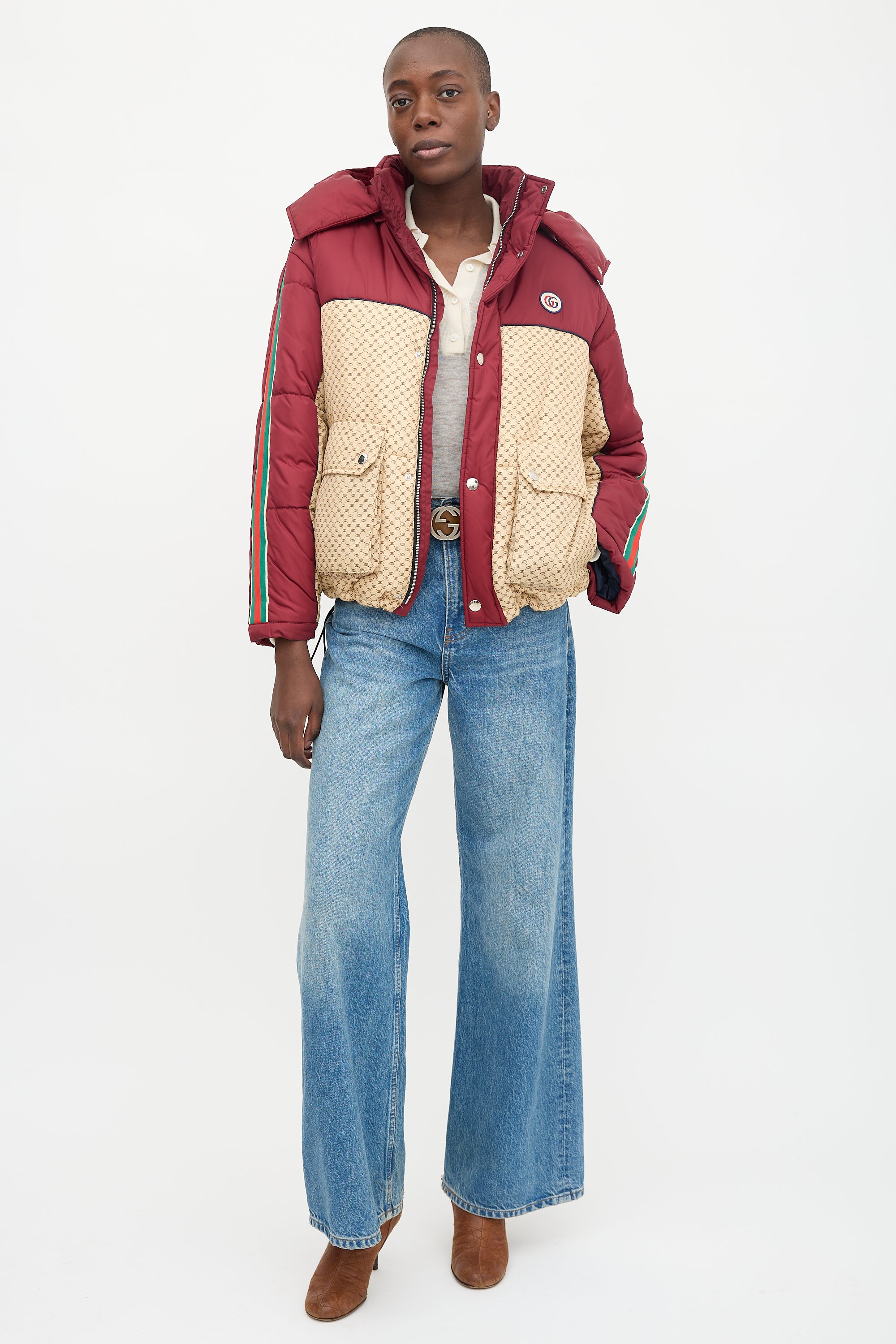 Gucci Nylon GG Padded Jacket