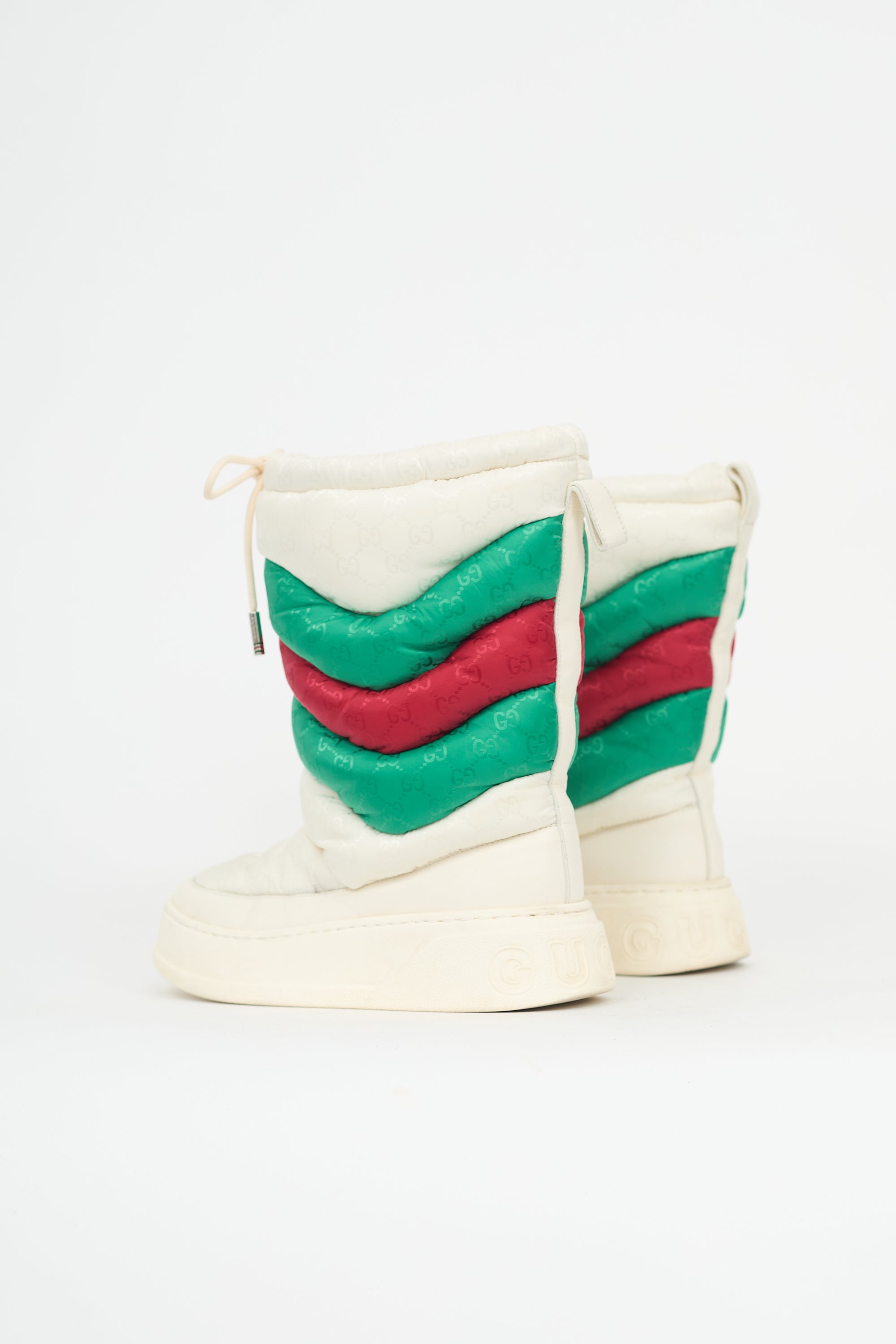 Gucci Padded GG Chevron Boot