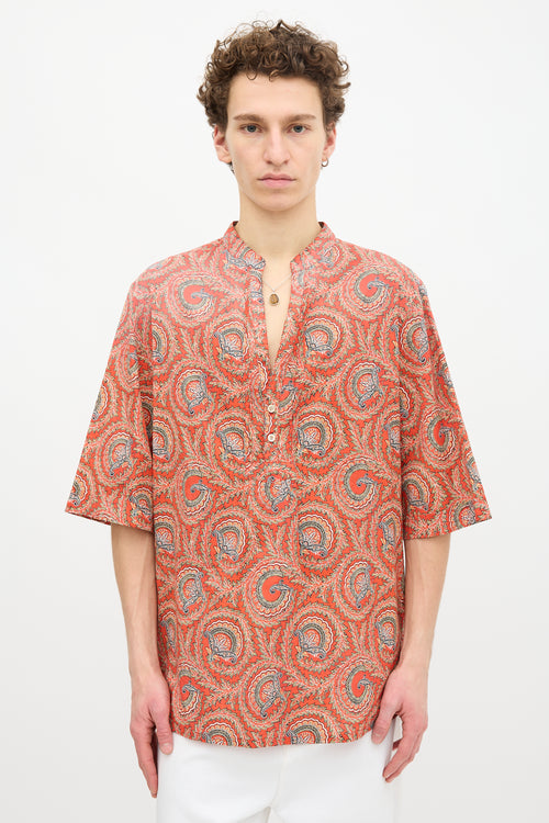 Gucci Paisley Tunic Shirt