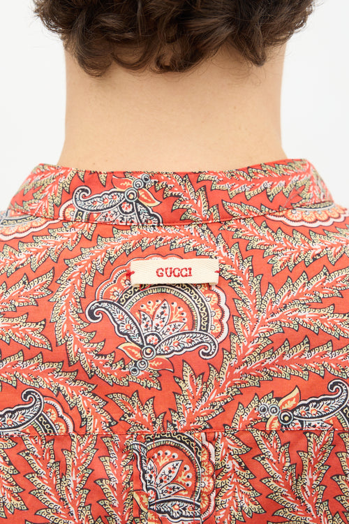 Gucci Paisley Tunic Shirt