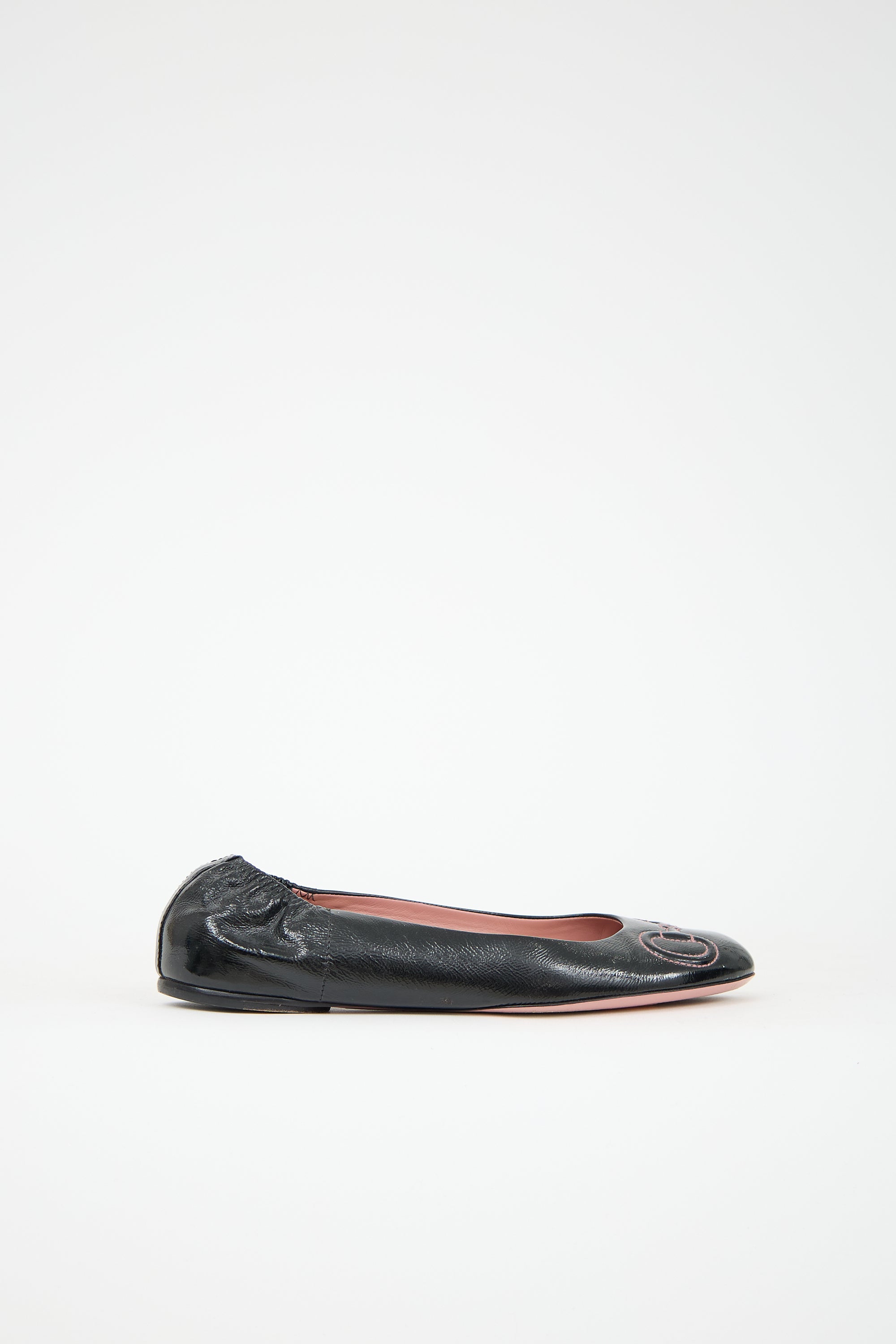 Gucci Patent Leather Ballet Flat