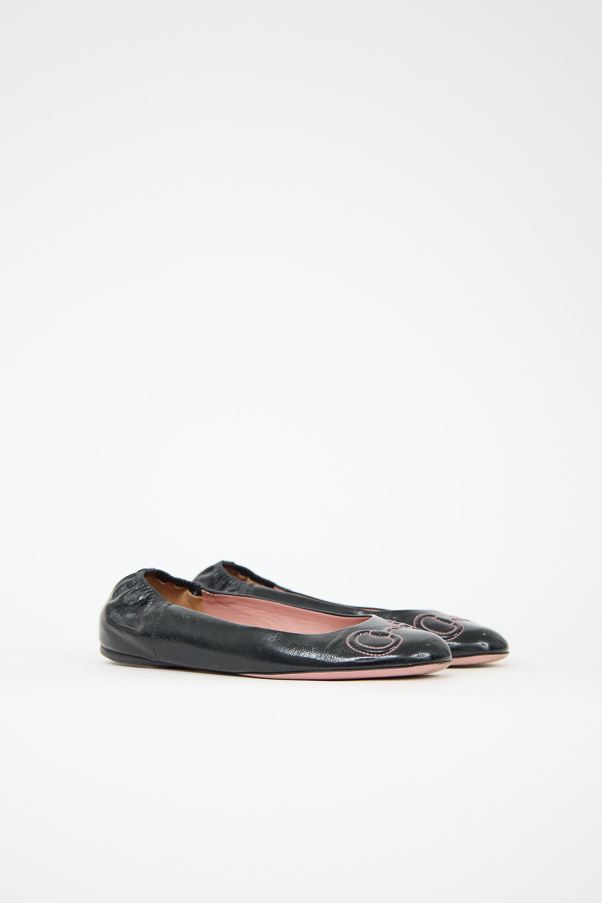 Gucci Patent Leather Ballet Flat
