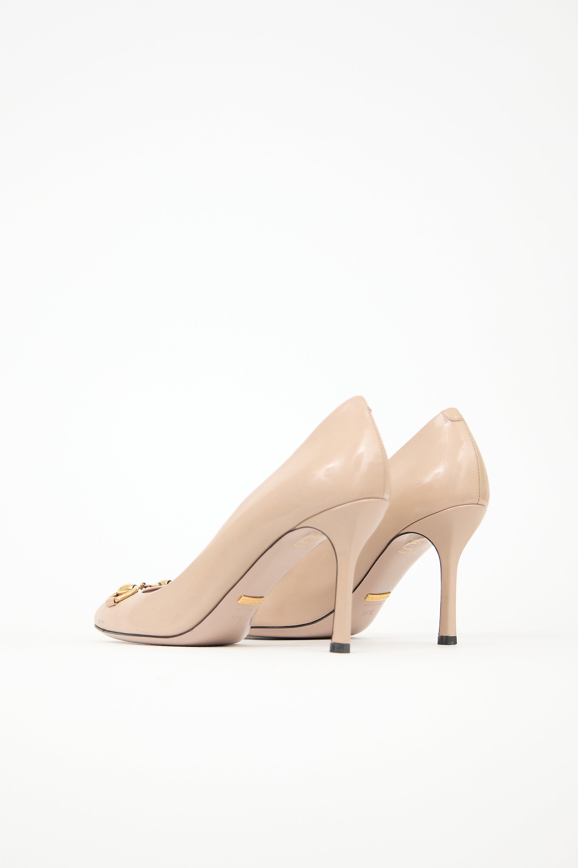 Gucci Patent Hardware Pump