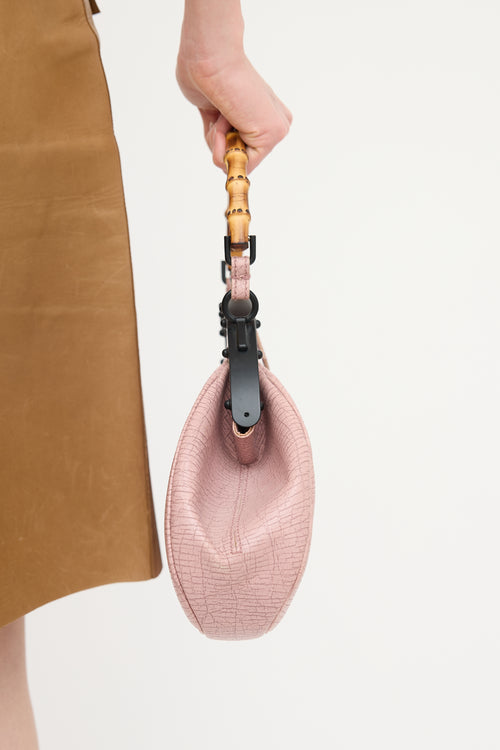 Gucci Leather Pagoda Frame Bag