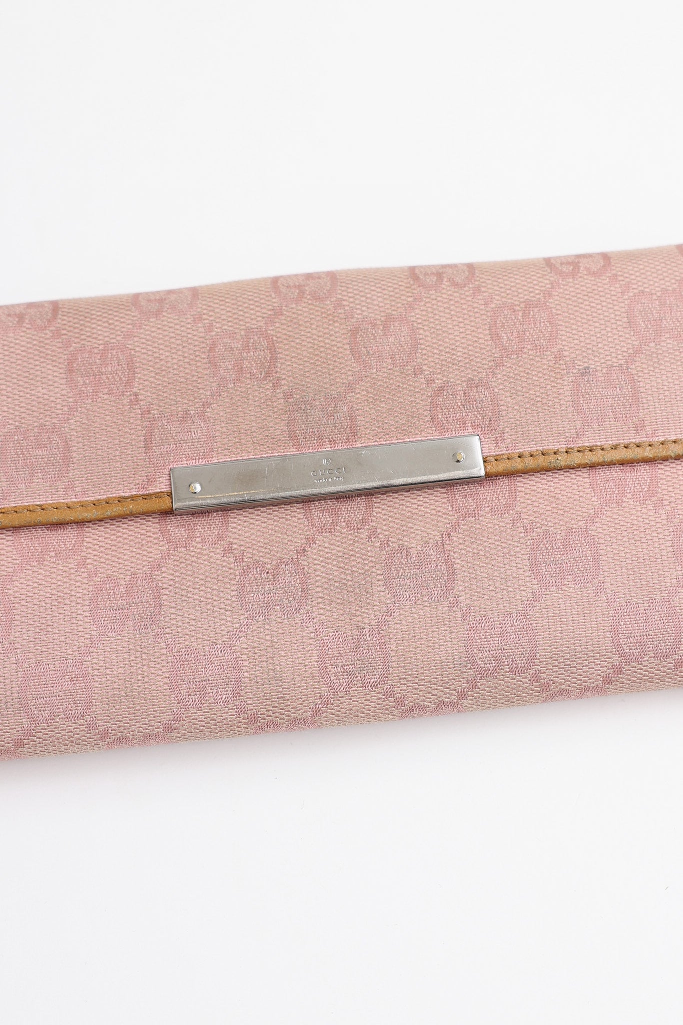 Gucci Monogram Canvas Long Bi-Fold Wallet