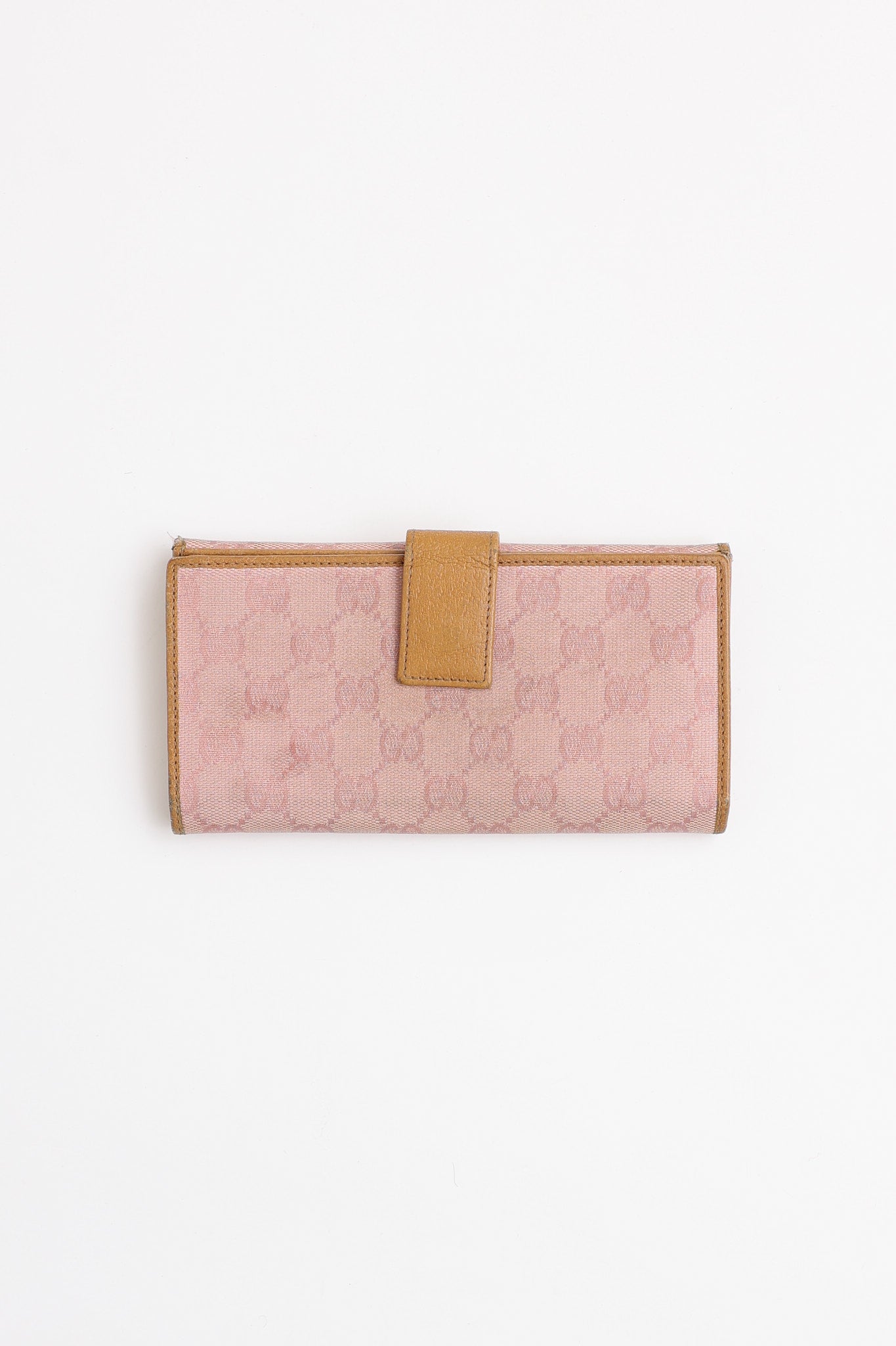 Gucci Monogram Canvas Long Bi-Fold Wallet