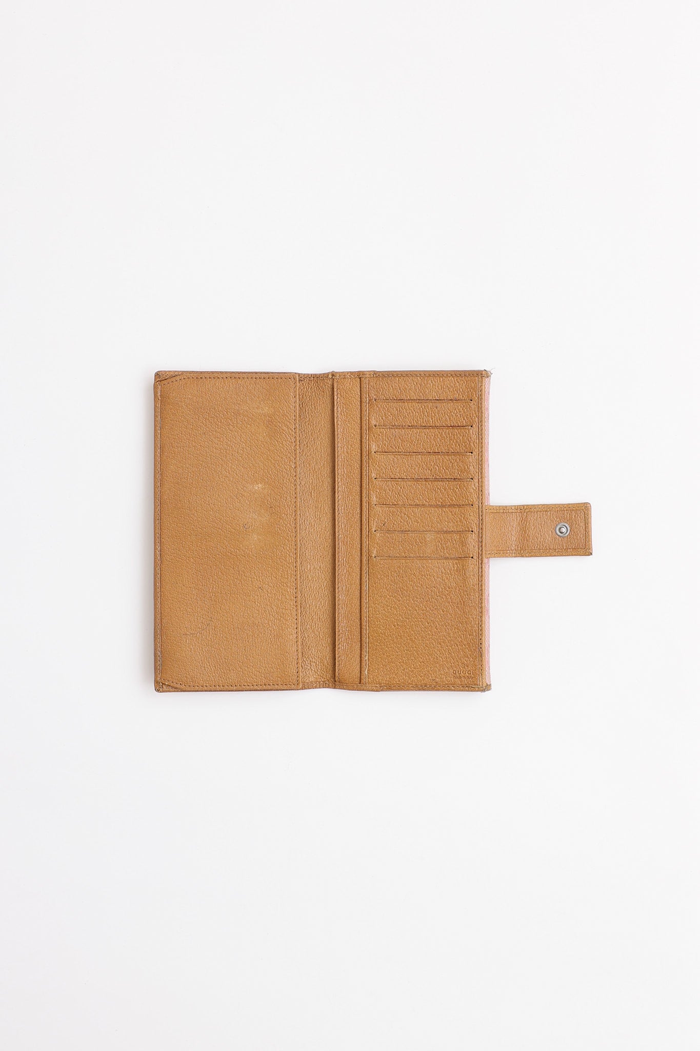Gucci Monogram Canvas Long Bi-Fold Wallet