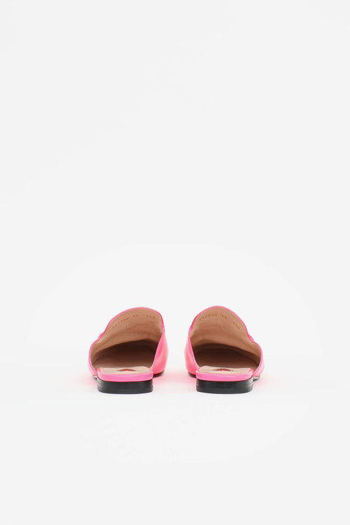 Gucci Neon Princetown Mule