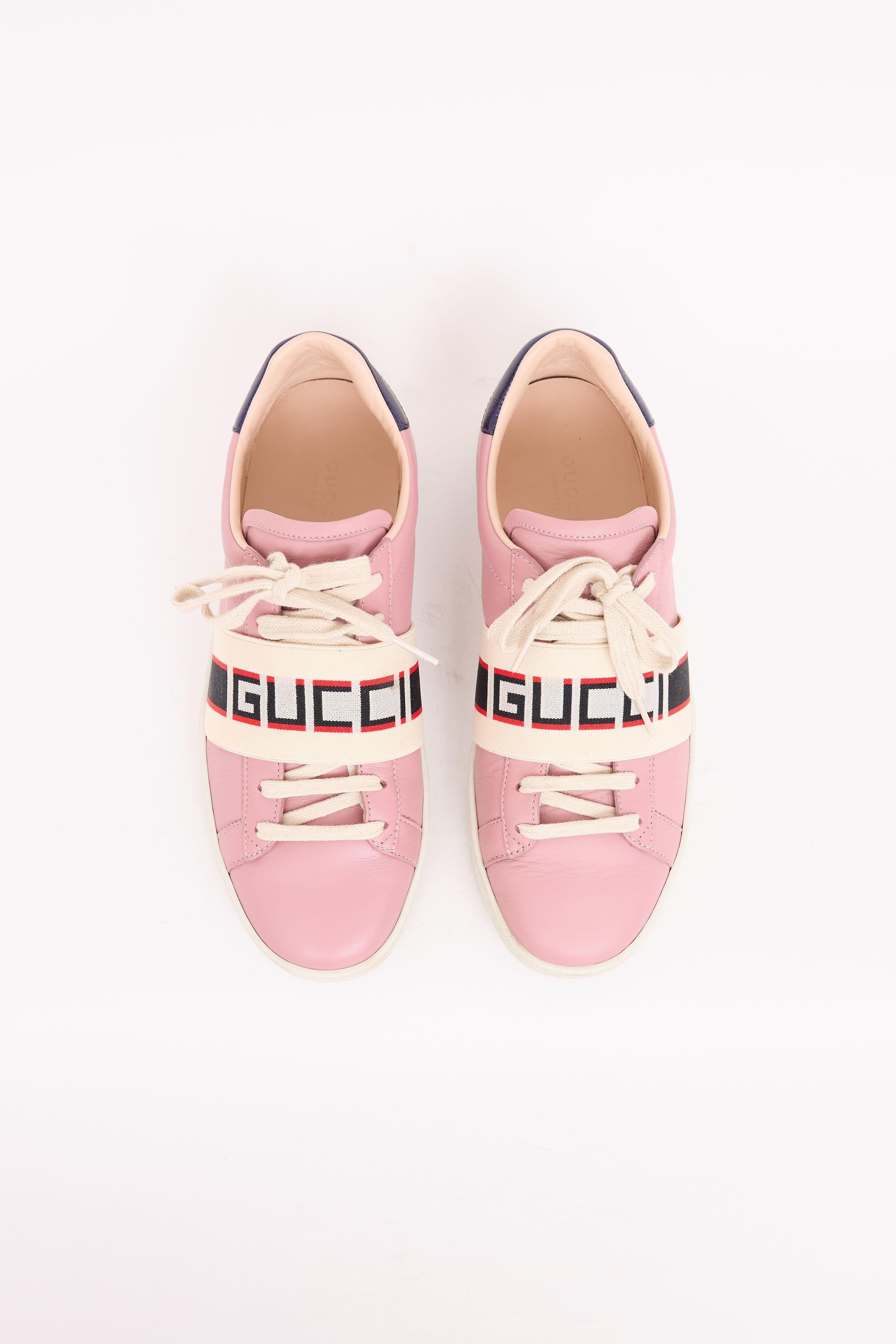 GucciLeather Ace Sneaker