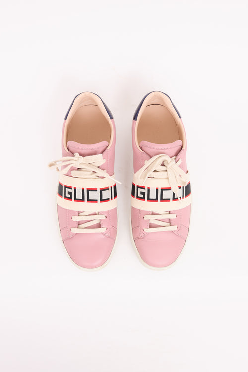 GucciLeather Ace Sneaker