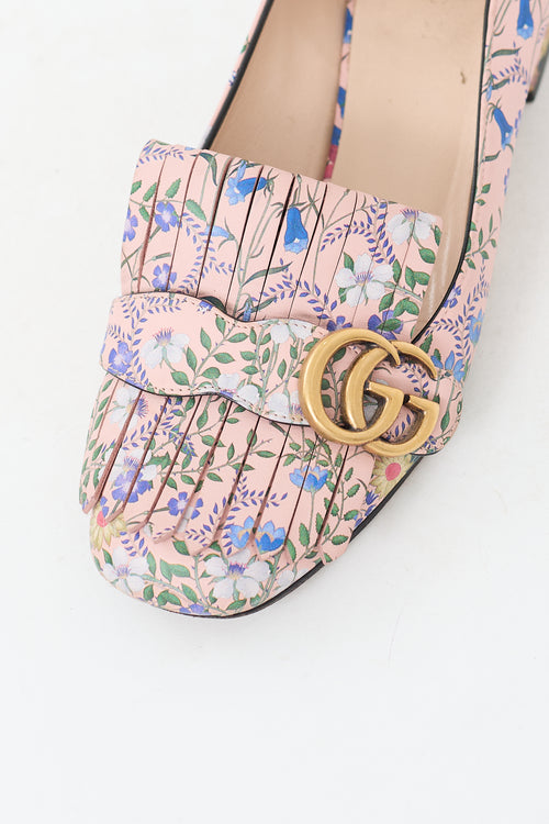 Pink & Multi Rose Marmont Pump