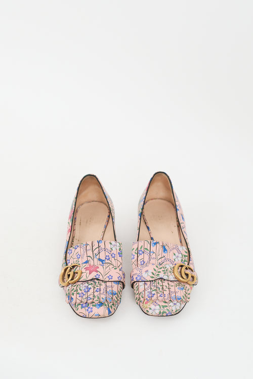 Pink & Multi Rose Marmont Pump
