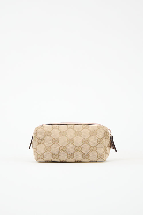 Gucci GG Canvas Zip Pouch