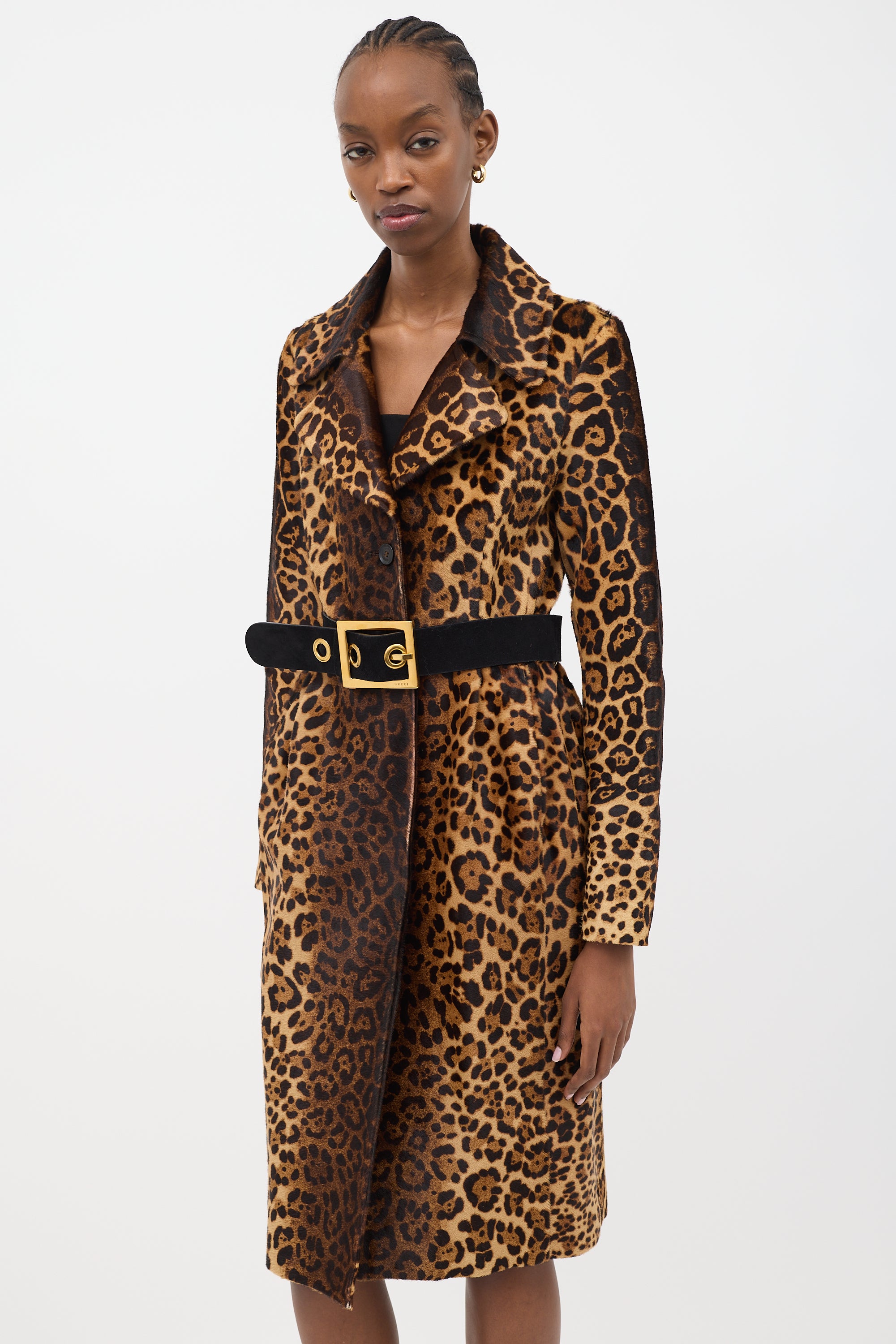 Gucci Pre Fall 2013 Printed Hair Coat