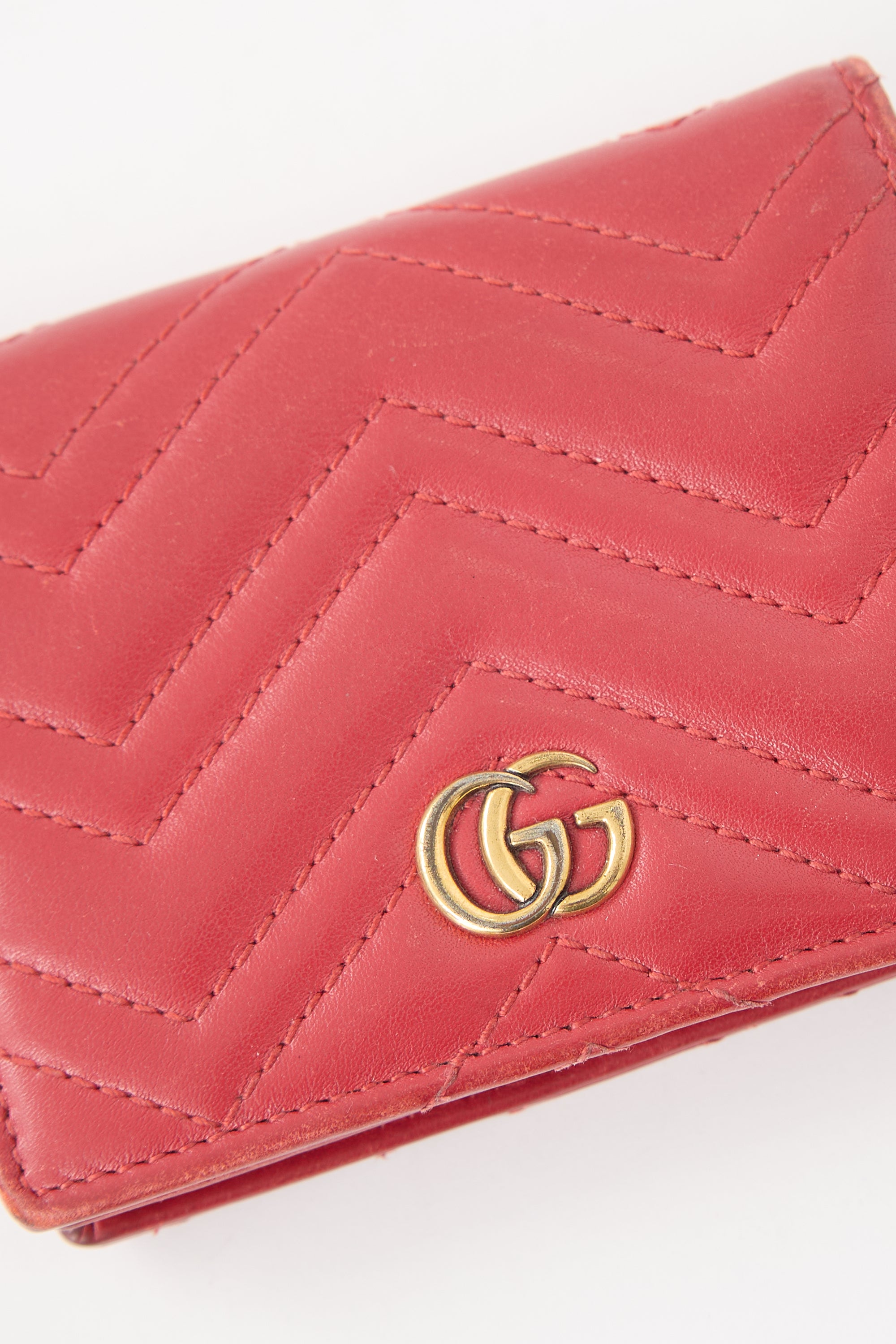 Gucci Quilted Leather GG Wallet