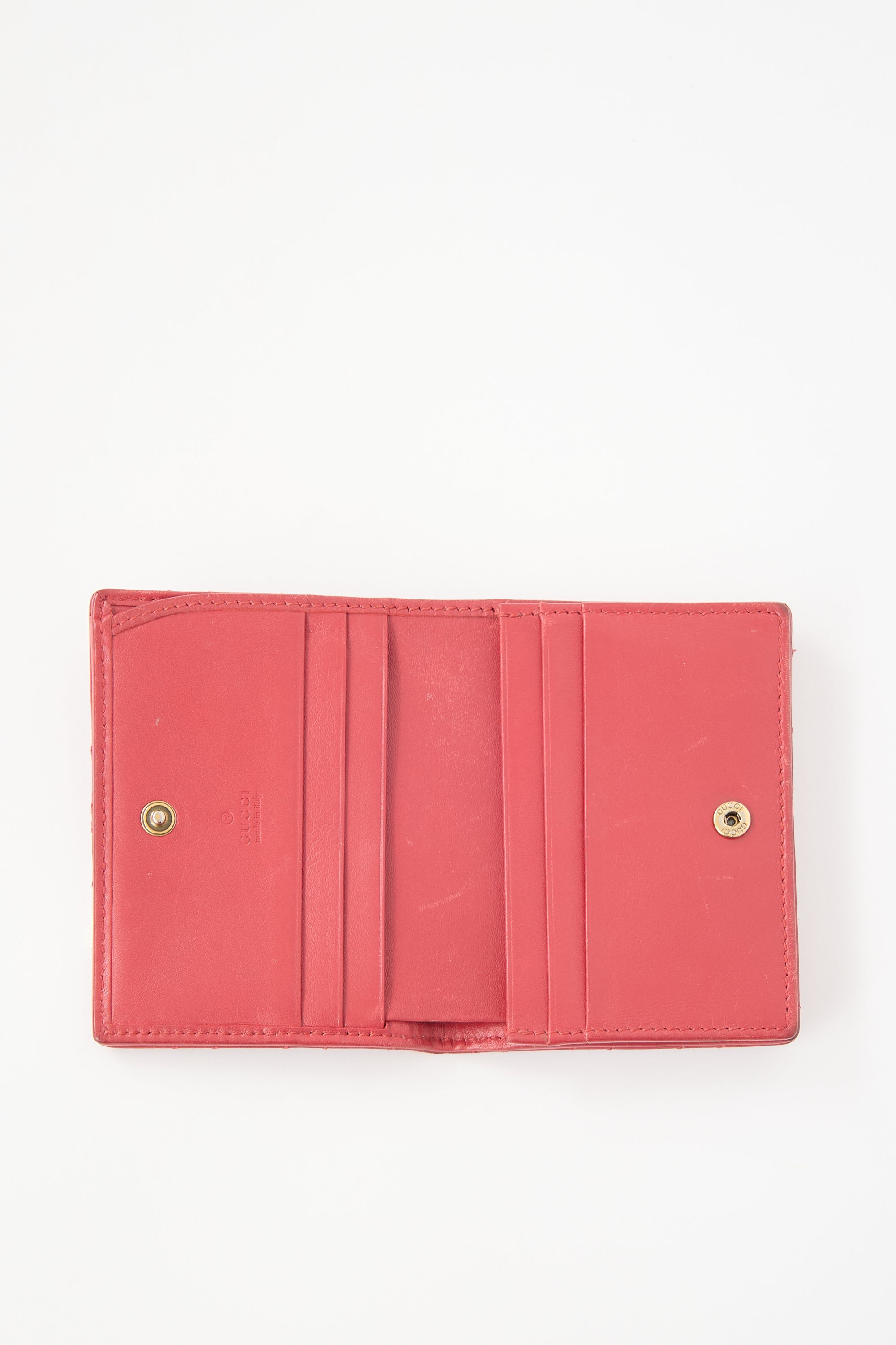 Gucci Quilted Leather GG Wallet