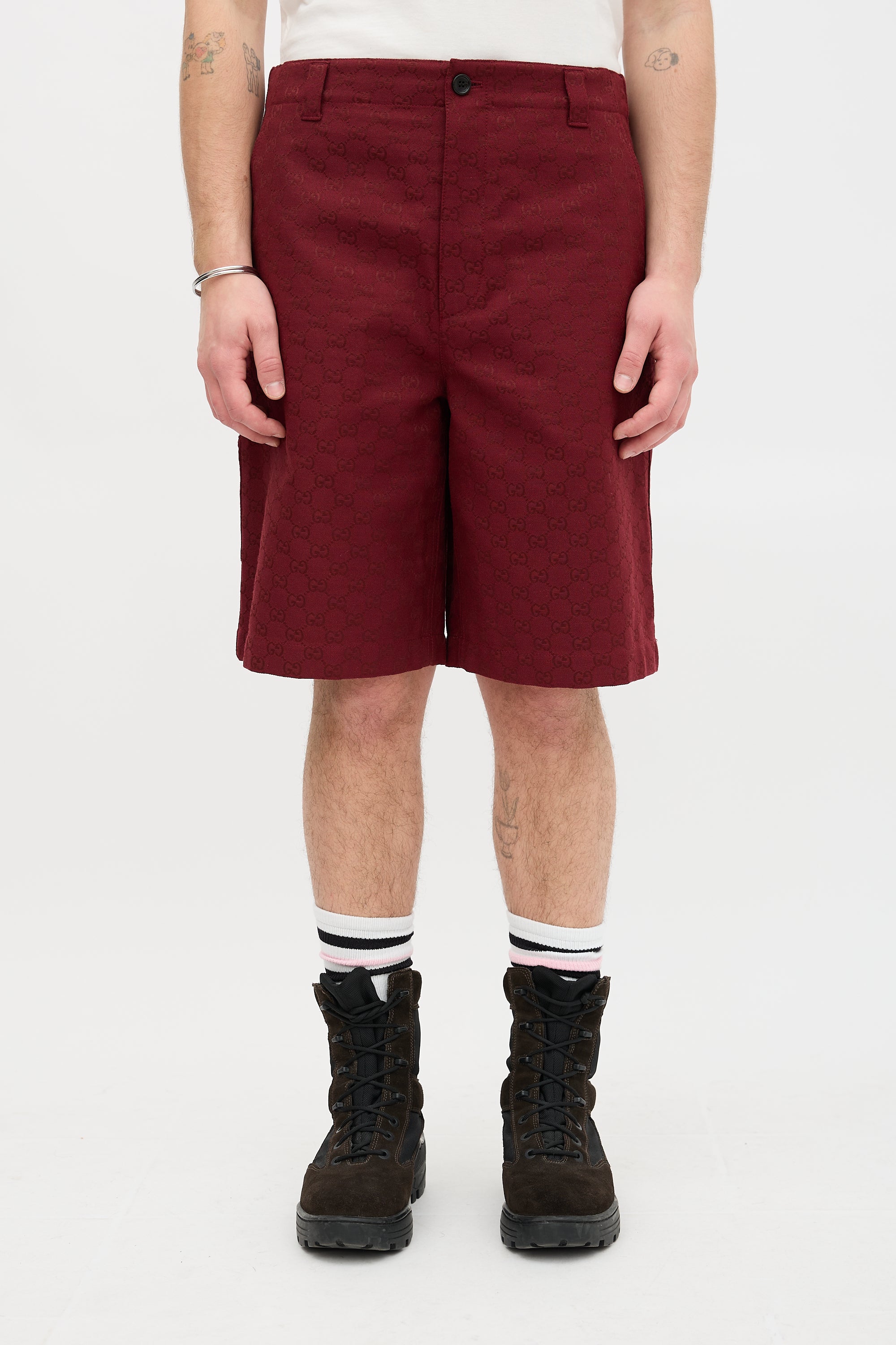 Gucci Canvas GG Monogram Shorts