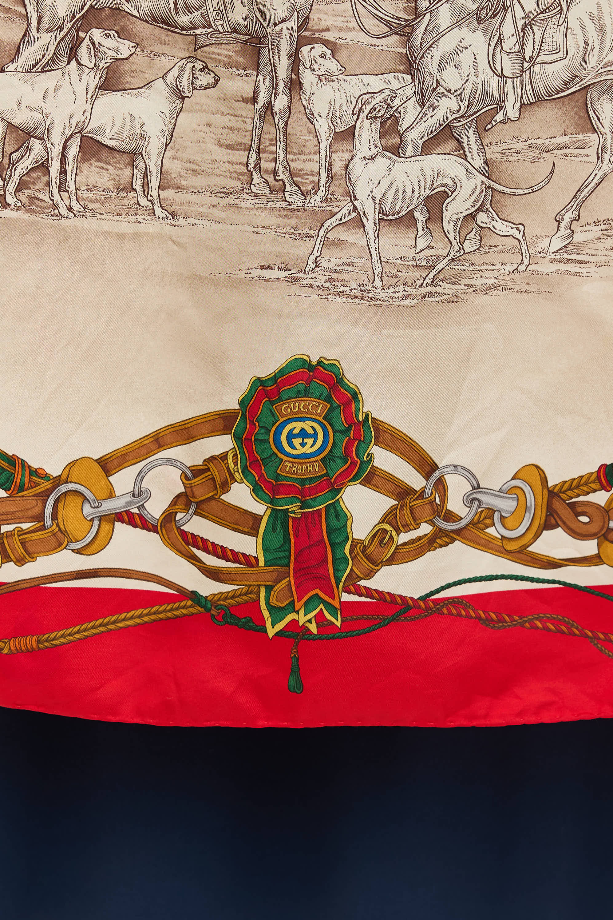GucciSilk Equestrian Scarf
