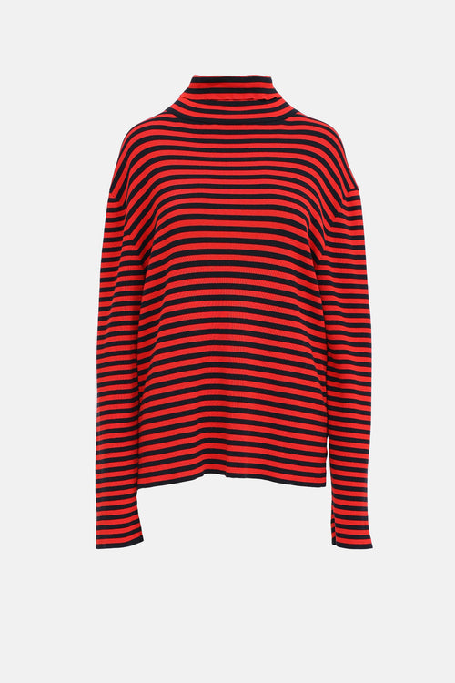 Gucci Striped Turtleneck Sweater