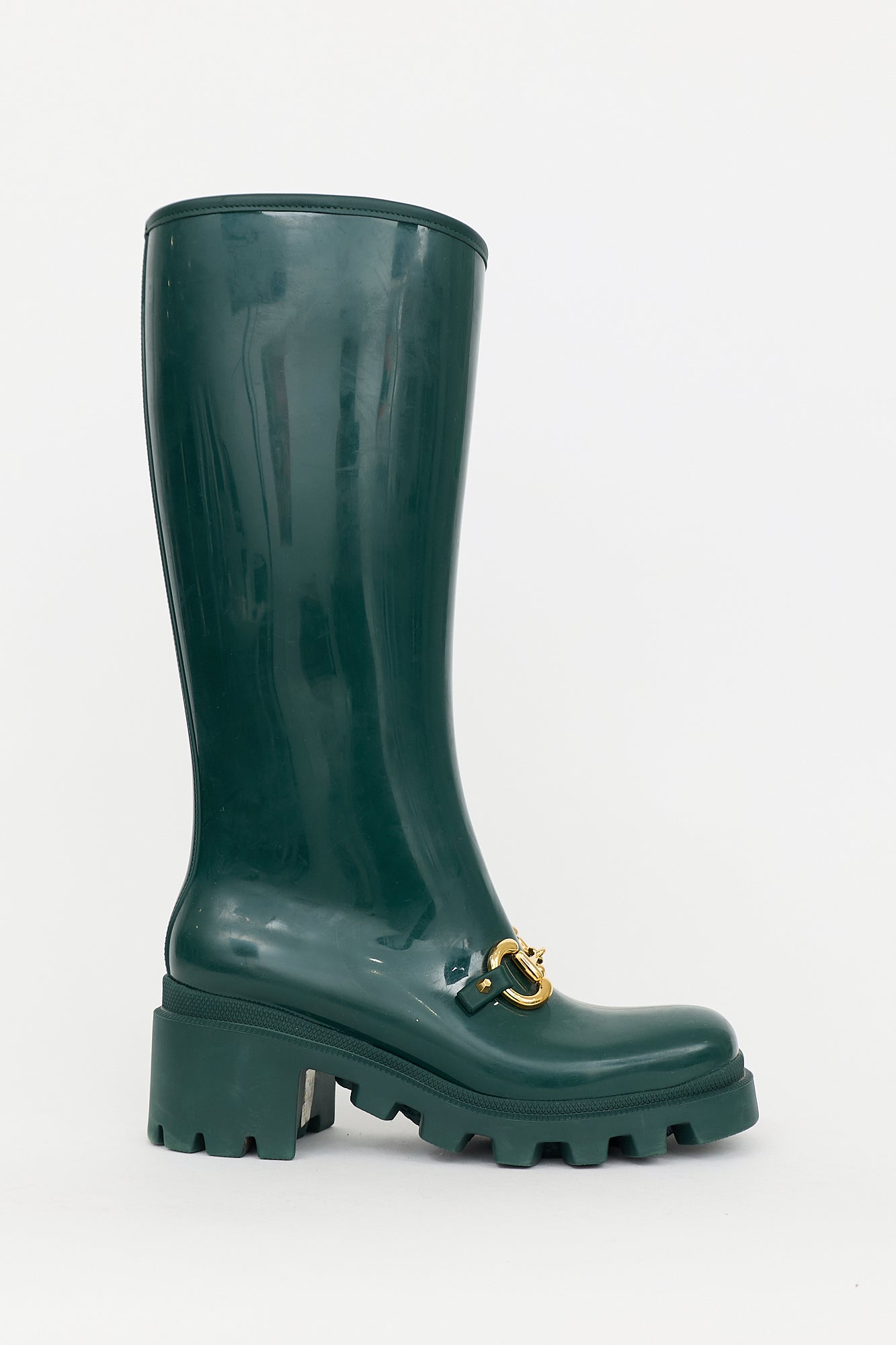 Gucci Rubber Embellished Rain Boot