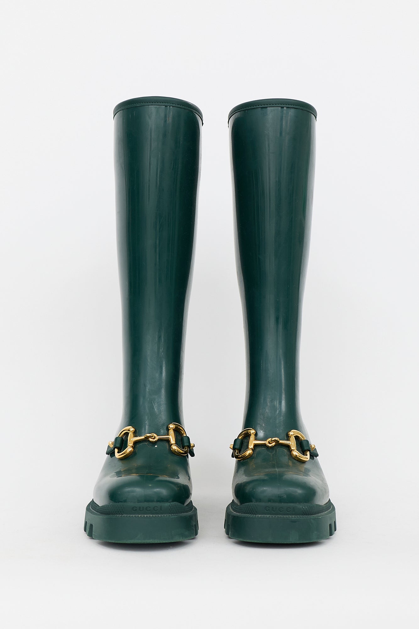 Gucci Rubber Embellished Rain Boot