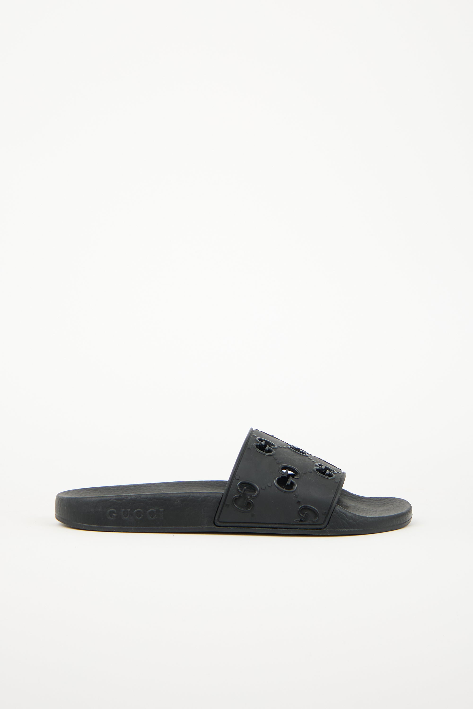 Gucci Rubber GG Slide