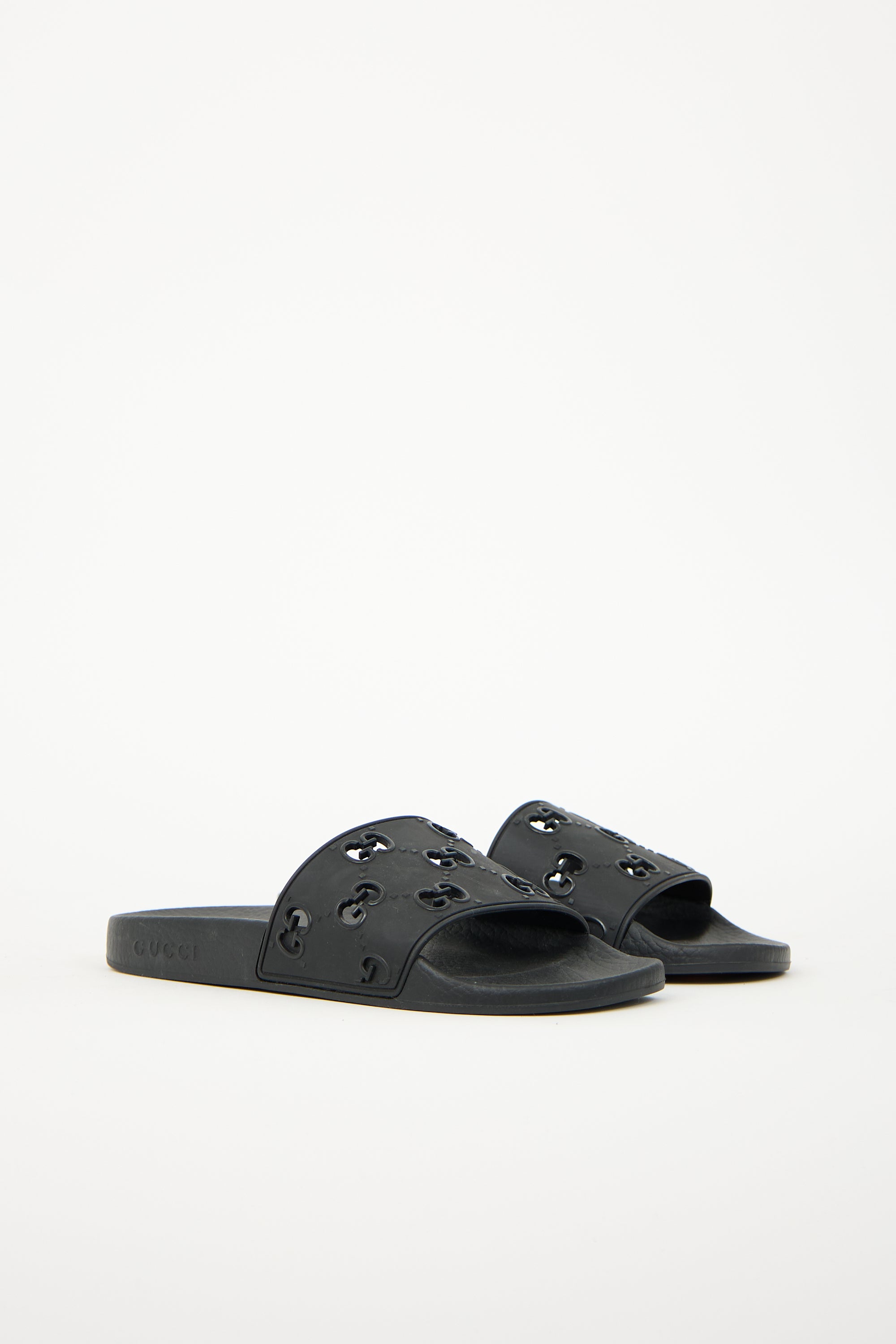 Gucci Rubber GG Slide