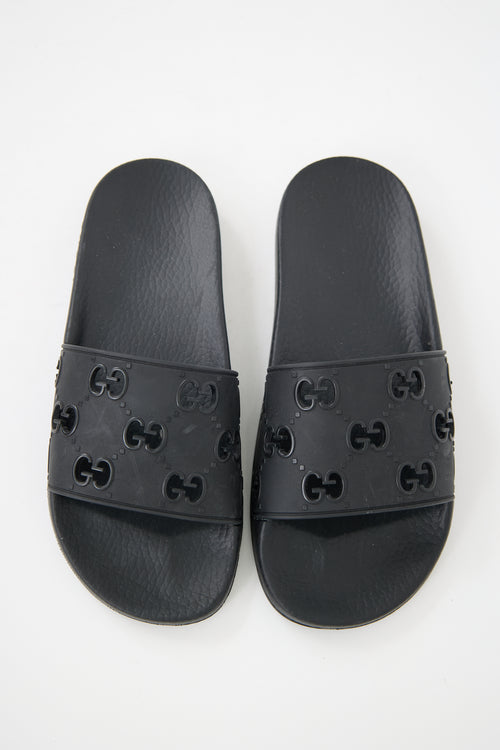 Gucci Rubber GG Slide