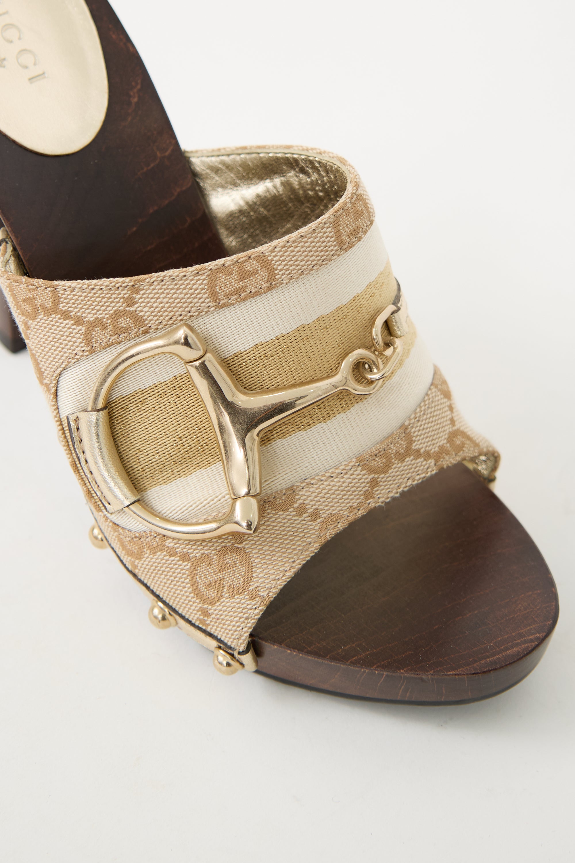 Gucci Vintage Monogram Sandal