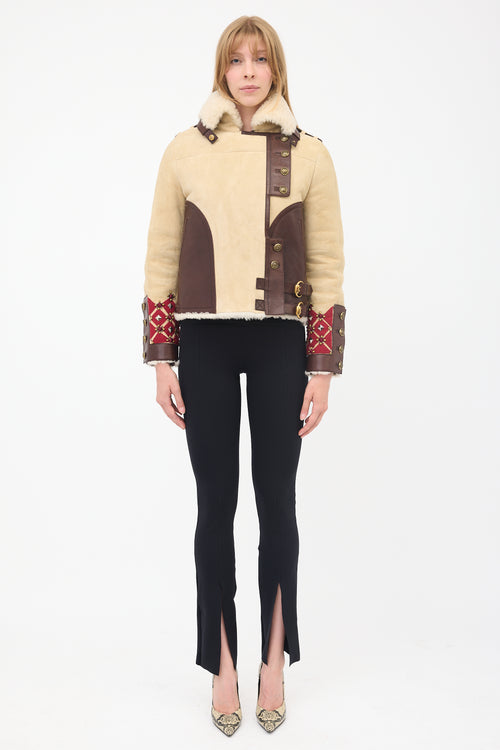 Gucci Shearling Aviator Jacket