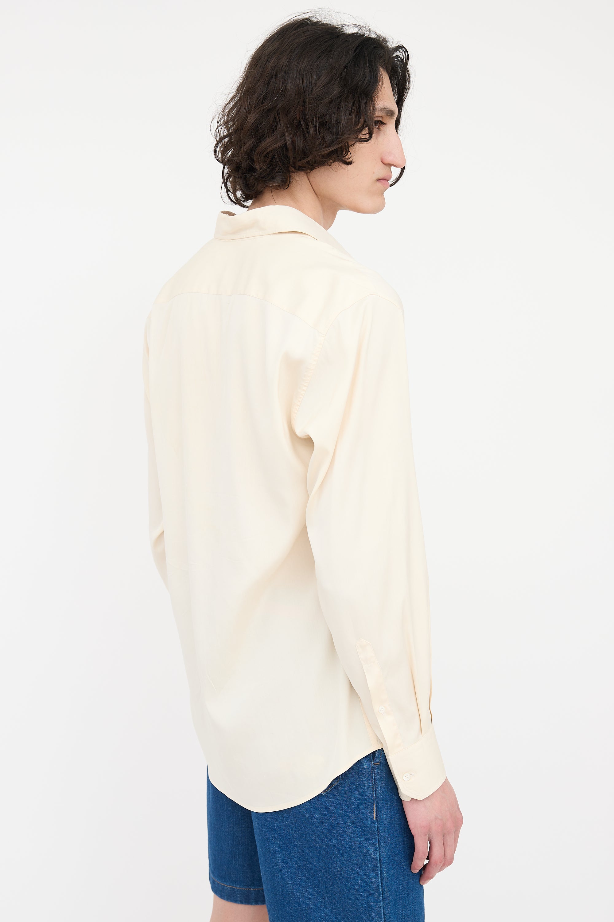 Gucci Silk Button Up Shirt