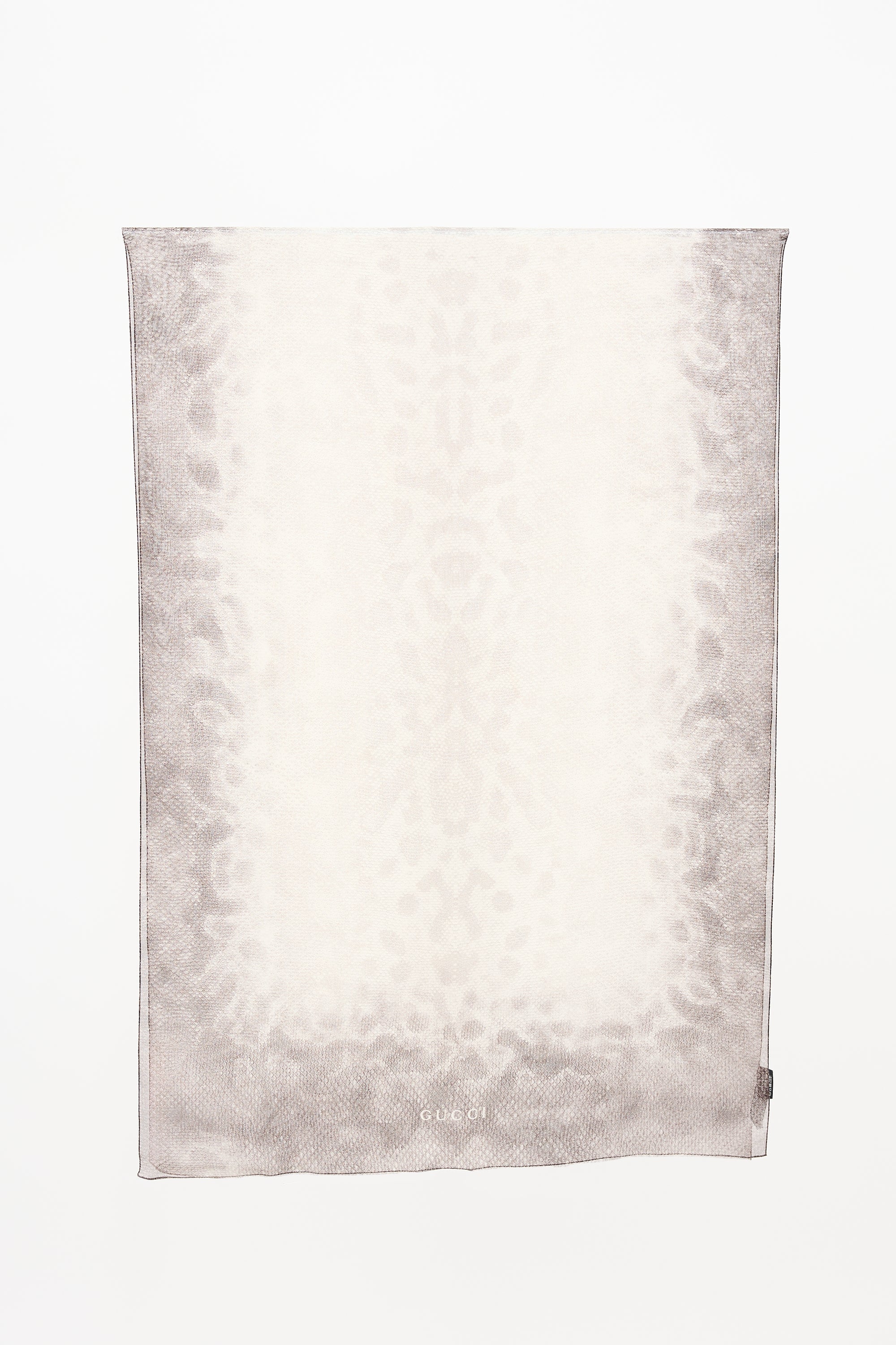 Gucci Silk Sheer Printed Scarf