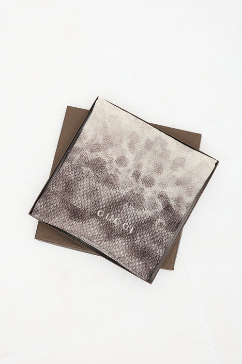 Gucci Silk Sheer Printed Scarf