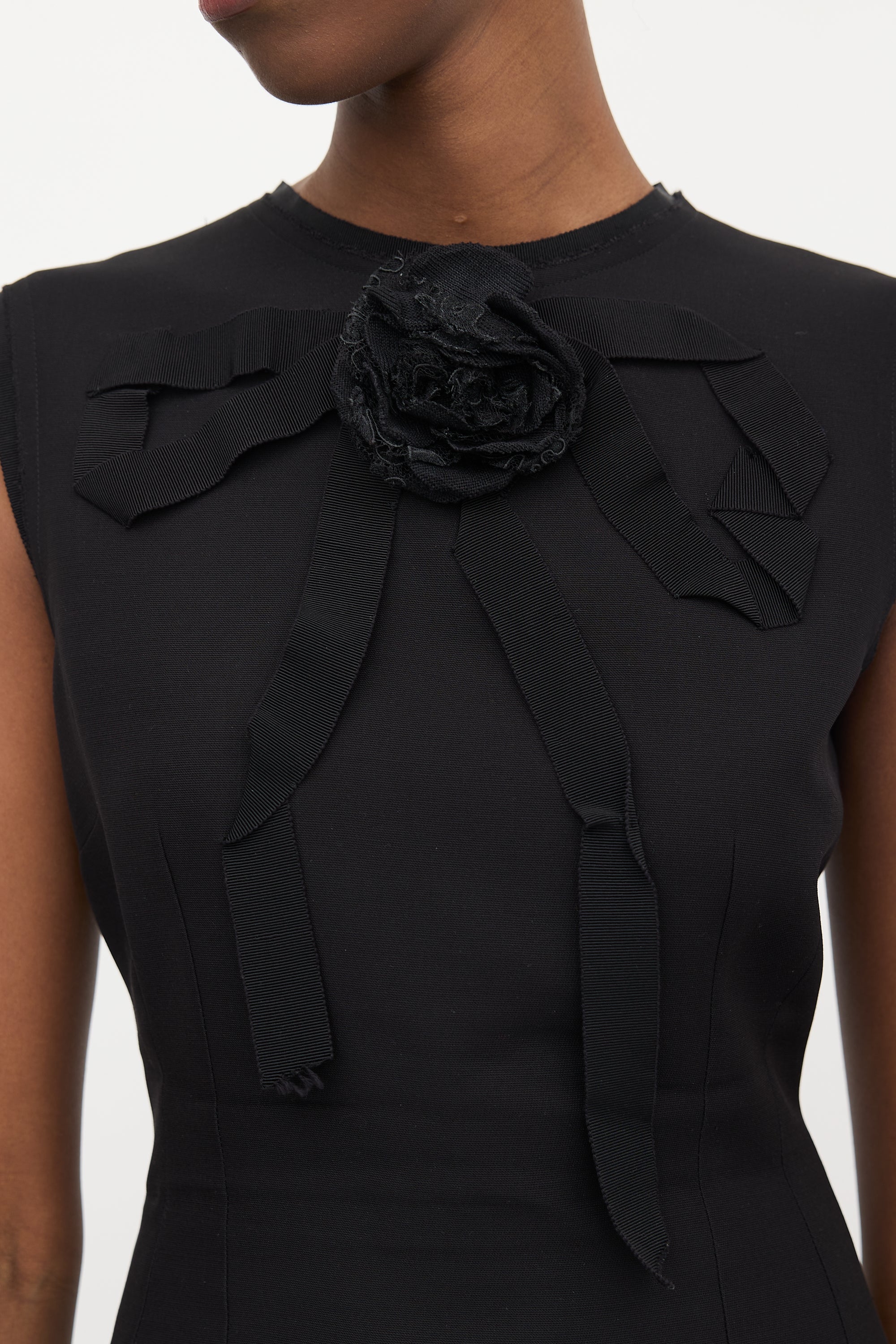 Gucci Silk & Wool Sheath Dress