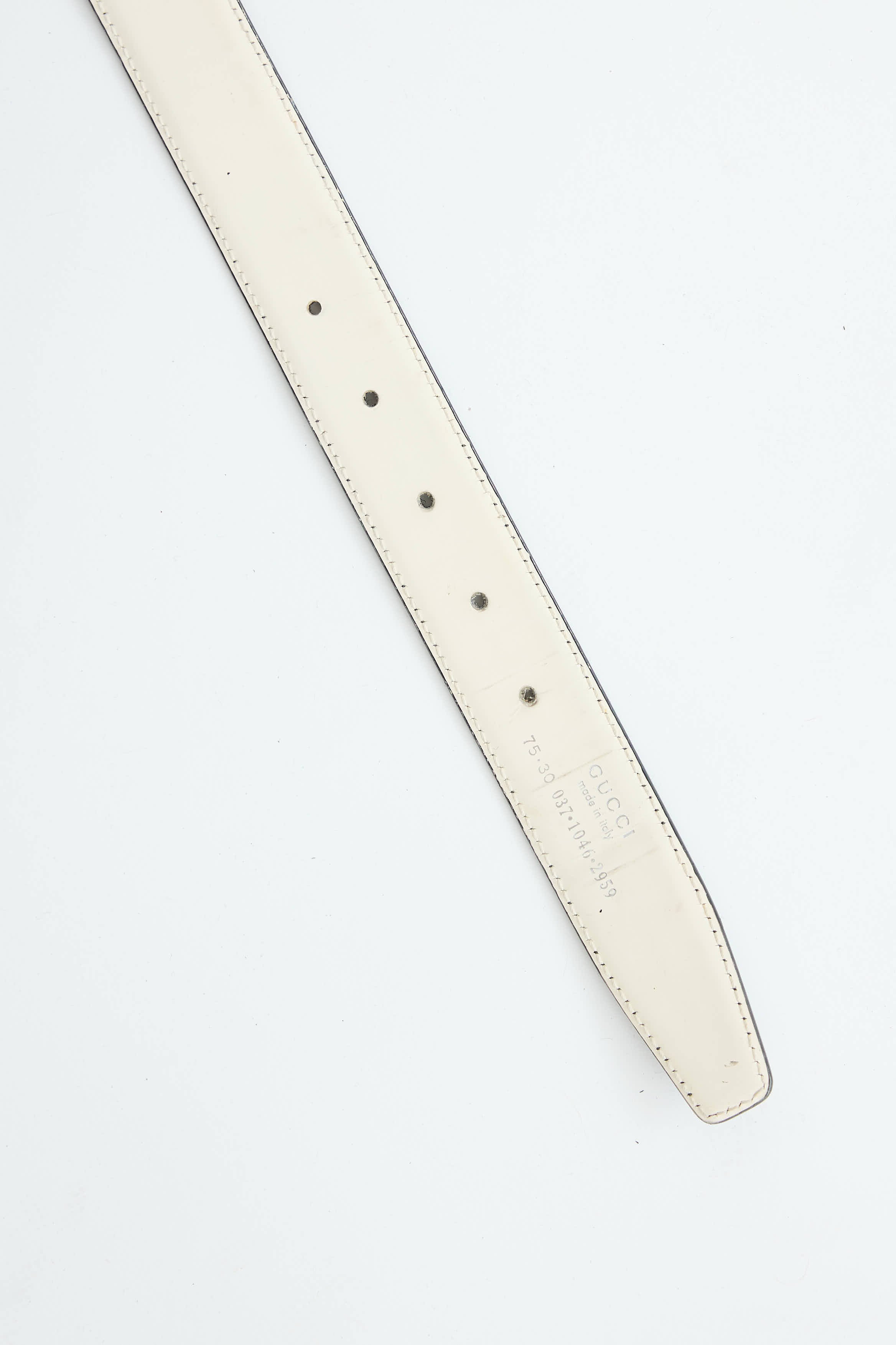 Gucci Leather G Buckle Belt