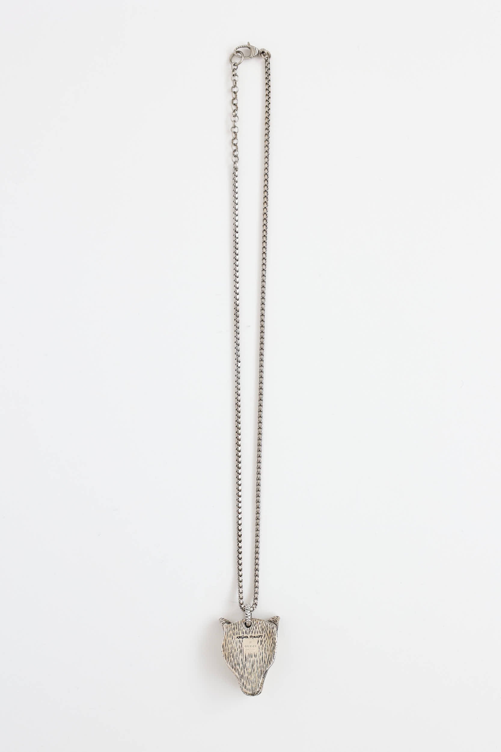 Gucci Loved Head Anger Forest Necklace