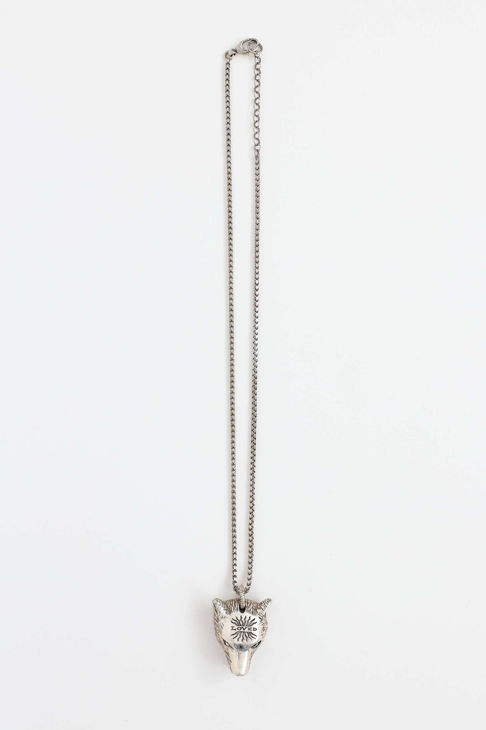 Gucci Loved Head Anger Forest Necklace
