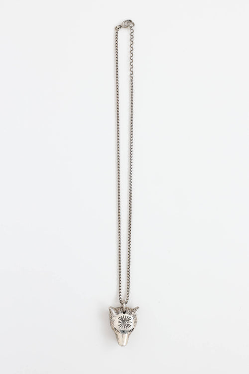 Gucci Loved Head Anger Forest Necklace