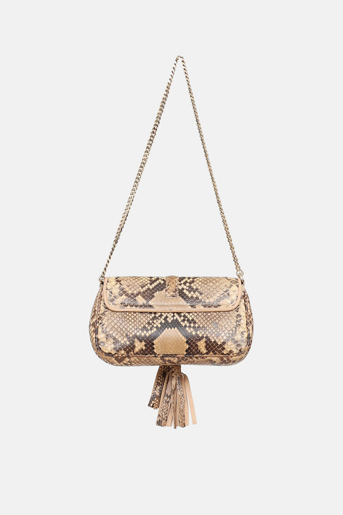 Gucci Python Marrakech Shoulder Bag